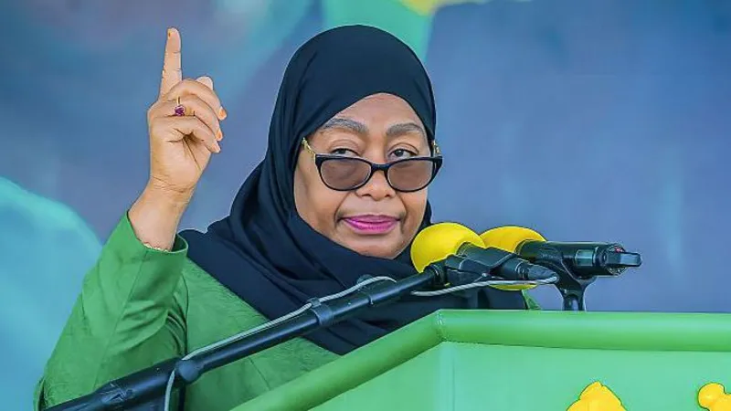 samia suluhu takes oath