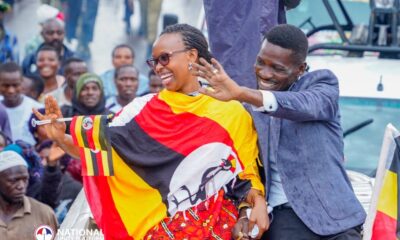 bobi wine and his wife barbara
